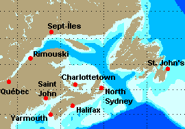 AZMP Stations Map