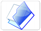 Dossier bleu avec document